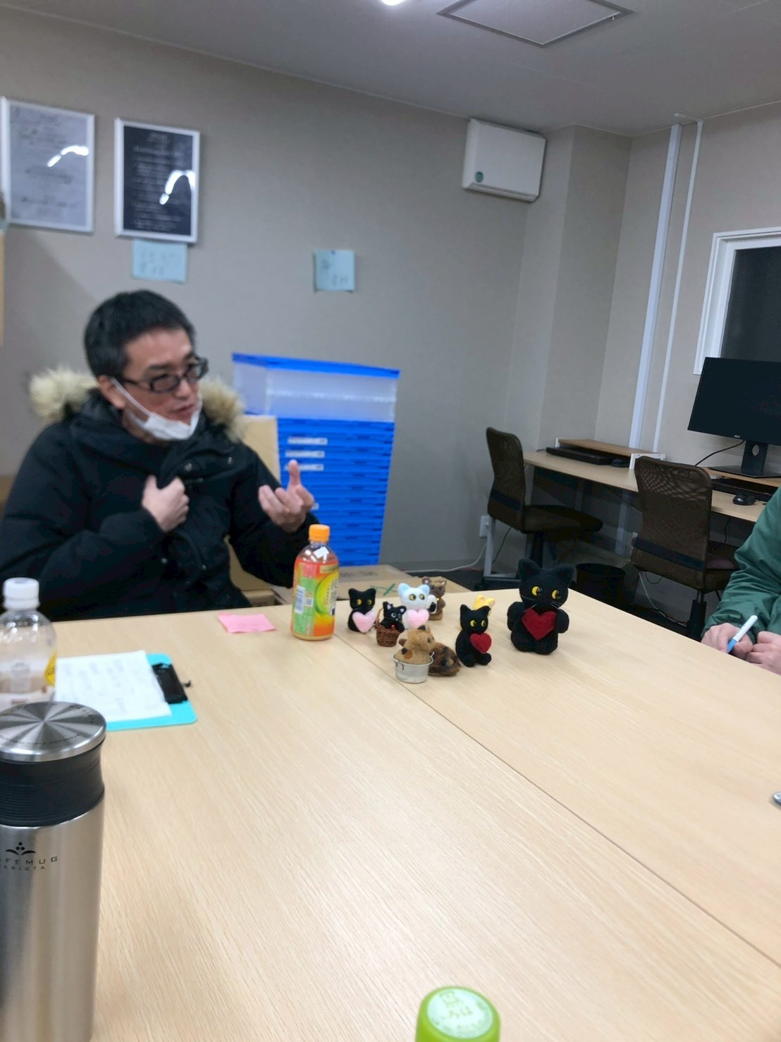 羊毛フェルト猫