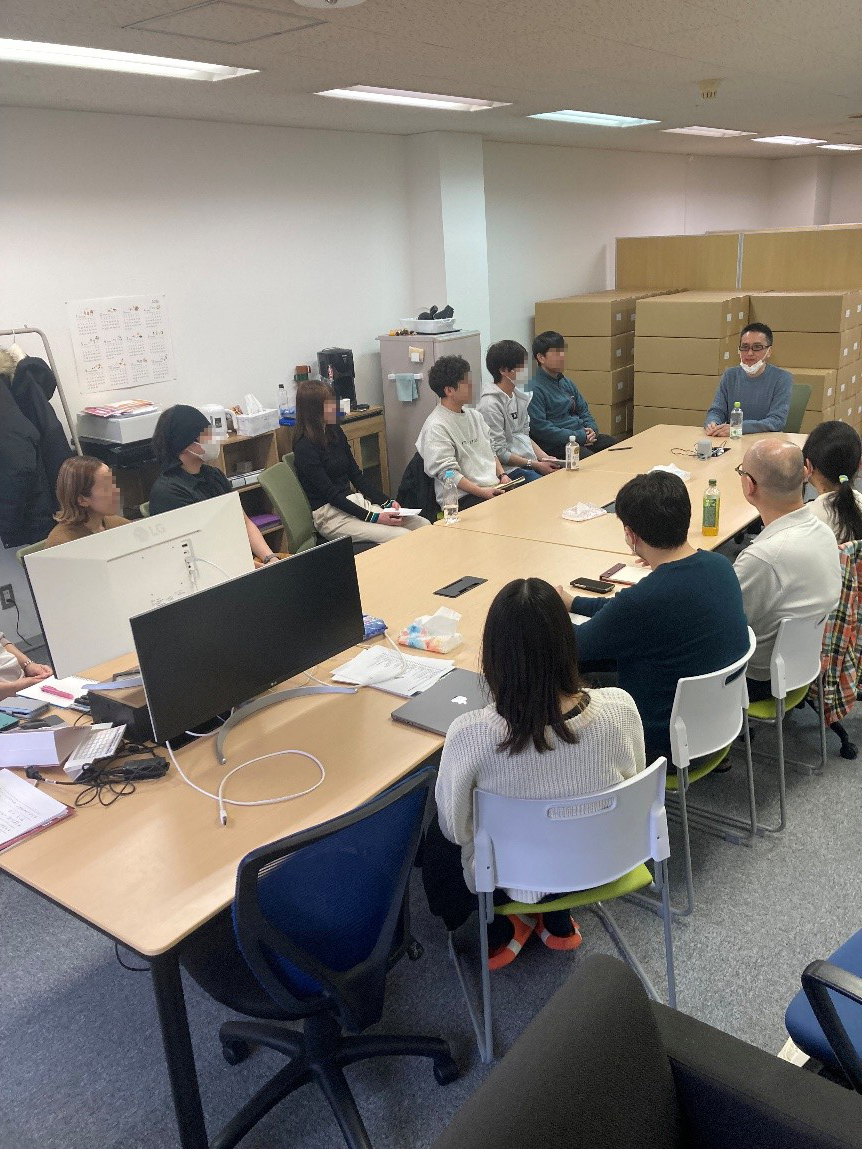 就労支援事業所「ぐろーあっぷ白石」職員の皆さまの研修風景